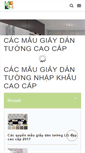 Mobile Screenshot of giaydantuongchauau.net
